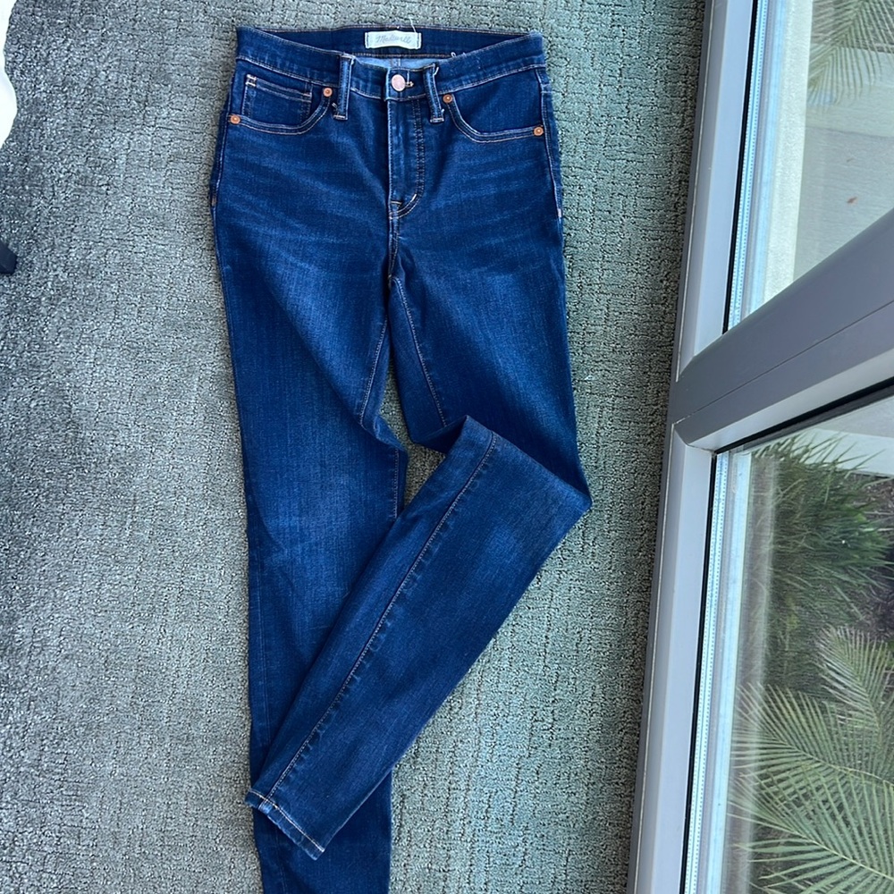 Madewell 9” High Rise Skinny jeans